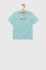 Дитяча бавовняна футболка United Colors of Benetton колір бірюзовий візерунок (3280125)