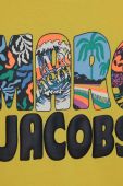 Дитяча бавовняна футболка Marc Jacobs колір жовтий з принтом (3054386)