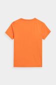 Дитяча футболка 4F колір помаранчевий з принтом