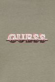 Футболка Guess чоловічий колір зелений з аплікацією (2887812)