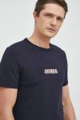 Футболка Guess чоловічий колір синій з аплікацією (2887807)
