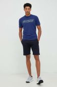 Футболка Guess чоловічий колір синій з принтом (2871614)
