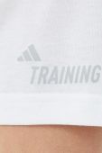 Тренувальна футболка adidas Performance колір білий з принтом (2926497)
