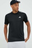 Тренувальна футболка adidas Performance Train Essentials колір чорний з принтом