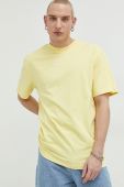 Бавовняна футболка Karl Kani колір жовтий з аплікацією (3091732)
