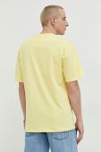 Бавовняна футболка Karl Kani колір жовтий з аплікацією (3091732)
