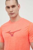 Бігова футболка Mizuno Core RB колір помаранчевий з принтом
