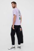 Бавовняна футболка Puma X 8ENJAMIN колір фіолетовий з принтом