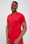 Тренувальна футболка Reebok колір червоний однотонний