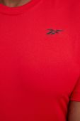 Тренувальна футболка Reebok колір червоний однотонний