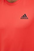 Тренувальна футболка adidas Performance Designed for Movement колір червоний однотонна