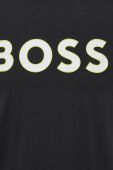 Футболка BOSS BOSS GREEN чоловіча колір чорний з принтом