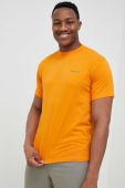 Футболка Marmot чоловічий колір помаранчевий з принтом
