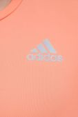 Бігова футболка adidas Performance Own the Run колір помаранчевий з принтом