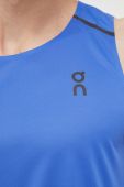 Топ для бігу On-running Tank-T колір блакитний