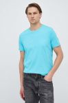 Бавовняна футболка Joop! колір бірюзовий з принтом