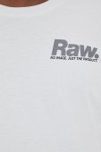 Бавовняна футболка G-Star Raw колір білий з принтом (2992070)