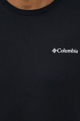 Бавовняна футболка Columbia колір чорний візерунок (2962917)