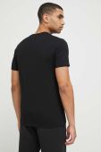 Пляжна футболка BOSS колір чорний візерунок