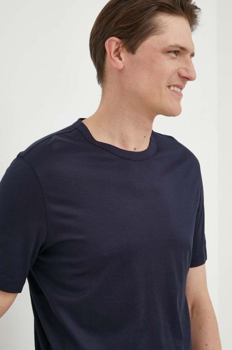 Футболка BOSS чоловічий колір синій однотонний (3217368)