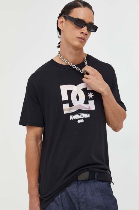 Бавовняна футболка DC x Star Wars колір чорний з принтом (3307968)