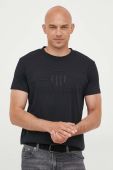 Бавовняна футболка Gant колір синій з аплікацією (3343323)
