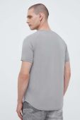 Тренувальна футболка Hummel Topaz колір сірий з принтом