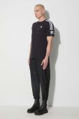 Бавовняна футболка adidas Originals колір чорний з аплікацією IA6344-BLACK
