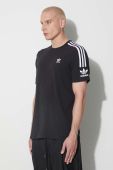 Бавовняна футболка adidas Originals колір чорний з аплікацією IA6344-BLACK
