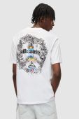 Бавовняна футболка AllSaints колір білий з принтом (3258573)