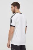 Бавовняна футболка adidas Originals 3-Stripes колір білий візерунок IA4846-white