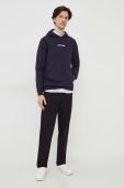 Кофта Tommy Hilfiger чоловіча колір синій з капюшоном з аплікацією (3681681)