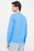 Кофта Tommy Hilfiger чоловіча  однотонна колір блакитний (3681694)