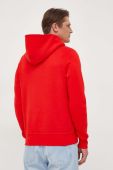 Кофта Tommy Hilfiger чоловіча колір червоний з капюшоном з принтом (3693584)