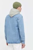 Джинсова сорочка Tommy Jeans чоловіча relaxed класичний комір колір блакитний (3693667)
