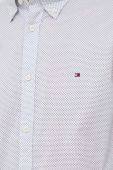 Бавовняна сорочка Tommy Hilfiger чоловіча колір білий slim комір button-down (3681737)