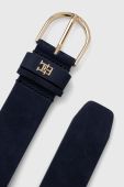 Шкіряний ремінь Tommy Hilfiger жіночий колір синій (3684504)