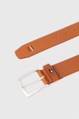 Шкіряний ремінь Tommy Hilfiger чоловічий колір коричневий (3691791)