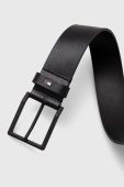 Шкіряний ремінь Tommy Hilfiger чоловічий колір чорний (3691818)