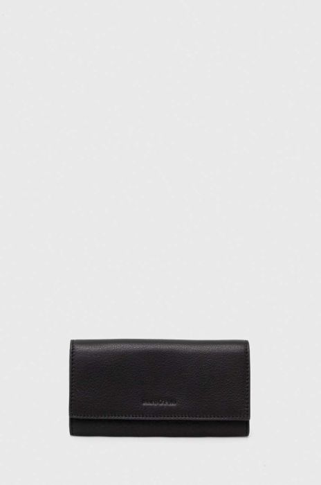 Шкіряний гаманець Marc O'Polo жіночий колір чорний (3689411)