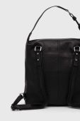 Шкіряний рюкзак Marc O'Polo жіночий колір чорний малий однотонний