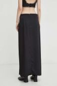 Спідниця Bruuns Bazaar колір чорний midi пряма