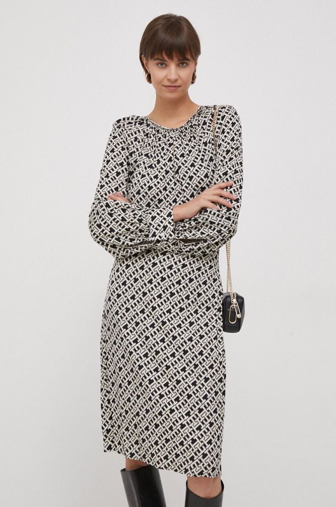 Сукня Tommy Hilfiger колір бежевий mini розкльошена (3687486)