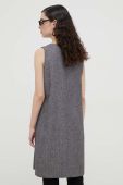 Вовняна сукня Marc O'Polo колір сірий mini пряма