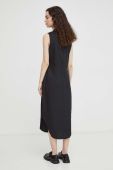 Сукня Bruuns Bazaar колір чорний midi пряма (3657897)