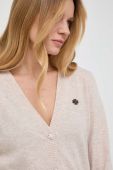 Вовняний кардиган Miss Sixty колір бежевий легкий