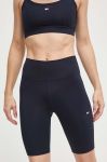 Шорти Tommy Hilfiger жіночі колір синій однотонні середня посадка (3689453)