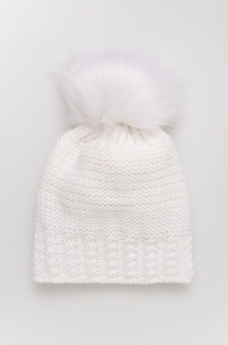 Шапка Answear Lab колір білий з товстого трикотажу (2645021)