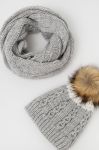 Шапка і снуд Answear Lab колір сірий (2628290)
