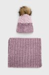 Шапка і снуд Answear Lab колір рожевий (2652712)